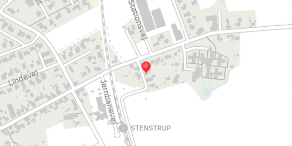Trafikstøjkort på Engvej 1, 5771 Stenstrup