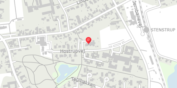 Trafikstøjkort på Hostrupvej 12, 5771 Stenstrup