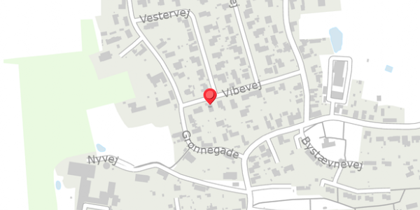 Trafikstøjkort på Vibevej 13, 5762 Vester Skerninge