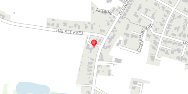 Trafikstøjkort på Algade 65, 5592 Ejby