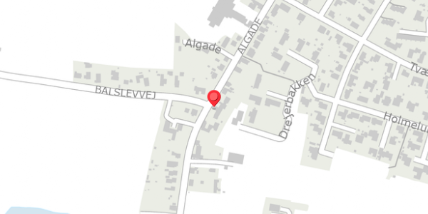 Trafikstøjkort på Algade 68, 5592 Ejby