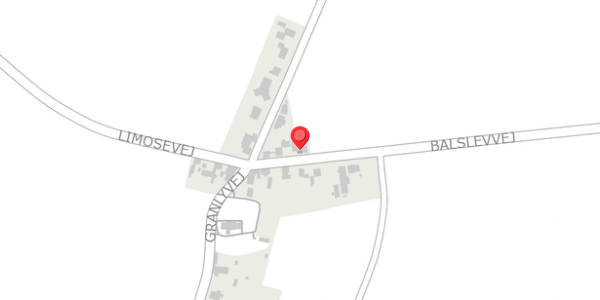 Trafikstøjkort på Balslevvej 55, . , 5592 Ejby