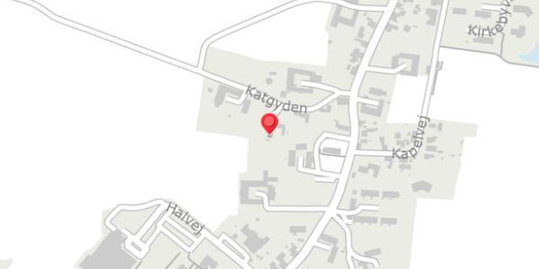 Trafikstøjkort på Katgyden 14, . , 5592 Ejby