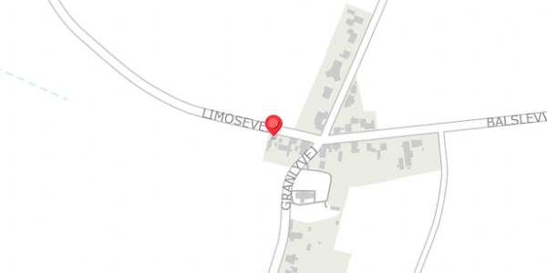 Trafikstøjkort på Limosevej 8, 5592 Ejby