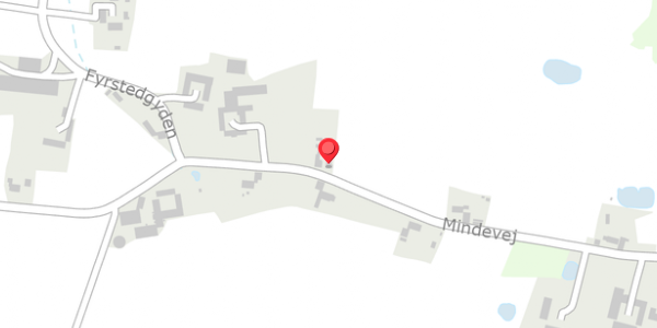 Trafikstøjkort på Mindevej 11, . , 5592 Ejby