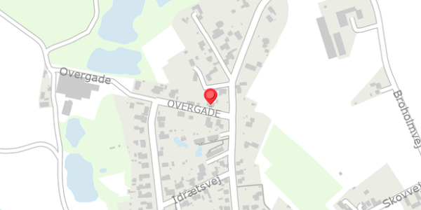 Trafikstøjkort på Overgade 2, 5463 Harndrup