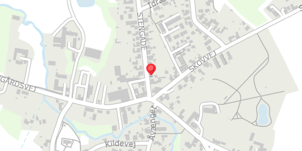 Trafikstøjkort på Stengade 6, 5463 Harndrup
