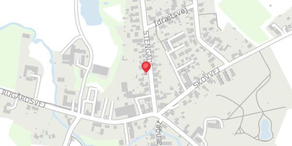 Trafikstøjkort på Stengade 9, 5463 Harndrup