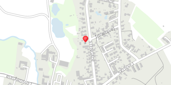 Trafikstøjkort på Stengade 21, 5463 Harndrup
