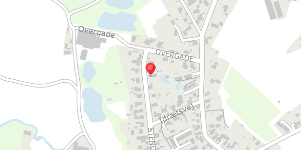 Trafikstøjkort på Stengade 32, 5463 Harndrup