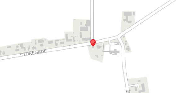 Trafikstøjkort på Storegade 10, 5592 Ejby