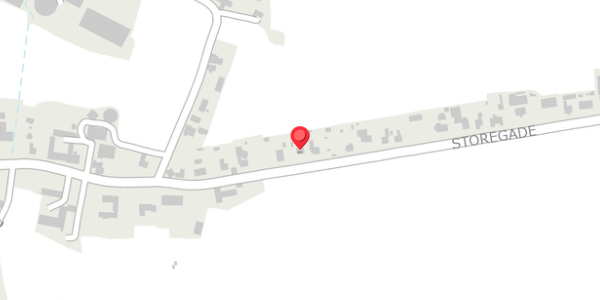 Trafikstøjkort på Storegade 43, 5592 Ejby