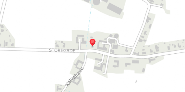 Trafikstøjkort på Storegade 61, 5592 Ejby