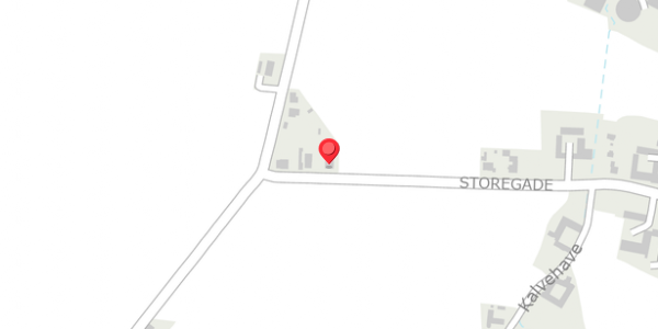 Trafikstøjkort på Storegade 85, 5592 Ejby