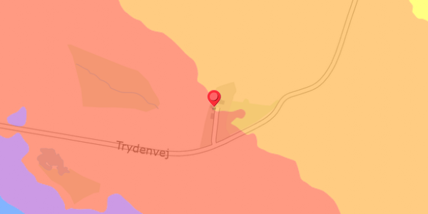 Trafikstøjkort på Trydenvej 9, . , 5463 Harndrup