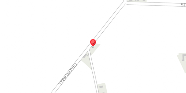 Trafikstøjkort på Tybrindvej 5, . , 5592 Ejby