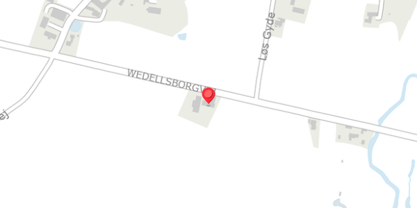 Trafikstøjkort på Wedellsborgvej 62, 5592 Ejby