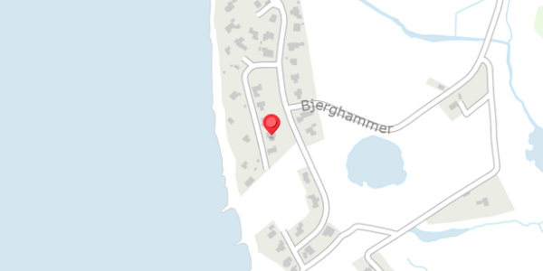 Trafikstøjkort på Bjerghammer 21, 5642 Millinge