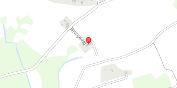 Trafikstøjkort på Bjergevej 10, 5600 Faaborg