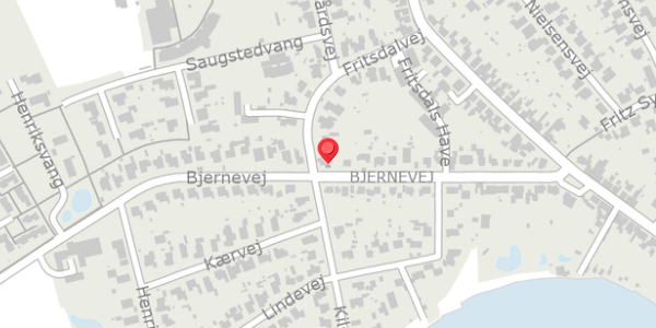 Trafikstøjkort på Bjernevej 28, . , 5600 Faaborg