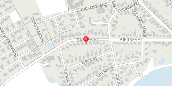 Trafikstøjkort på Bjernevej 39, 5600 Faaborg