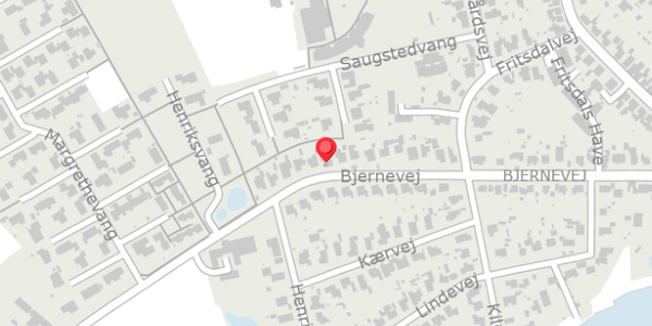 Trafikstøjkort på Bjernevej 48, 5600 Faaborg