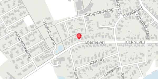 Trafikstøjkort på Bjernevej 50, 5600 Faaborg