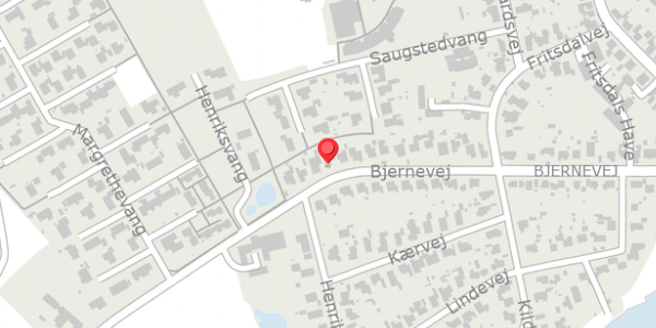 Trafikstøjkort på Bjernevej 52, 5600 Faaborg