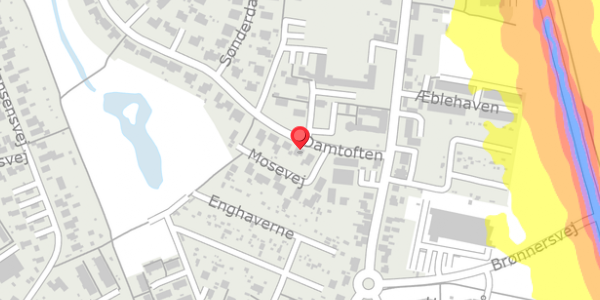 Trafikstøjkort på Damtoften 3, . , 5600 Faaborg