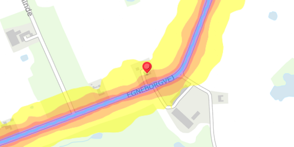 Trafikstøjkort på Egneborgvej 13, . , 5600 Faaborg