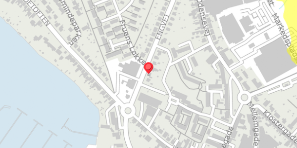 Trafikstøjkort på Engvej 12, . , 5600 Faaborg