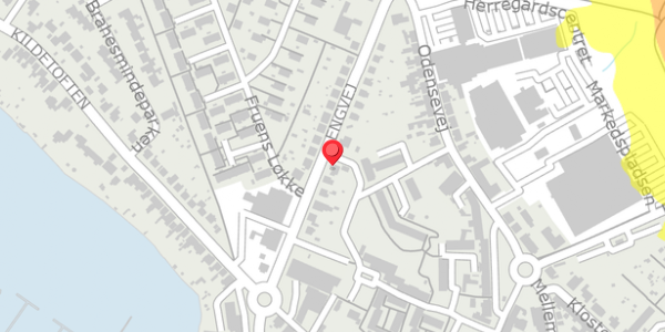 Trafikstøjkort på Engvej 20, . , 5600 Faaborg