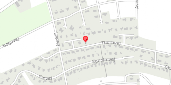 Trafikstøjkort på Hjortøvænget 8, 5600 Faaborg