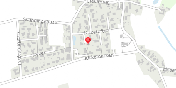 Trafikstøjkort på Kirketoften 6, . , 5600 Faaborg