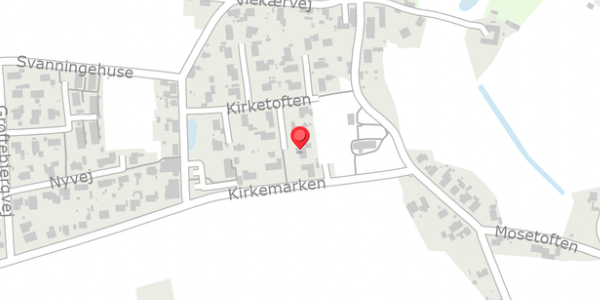 Trafikstøjkort på Kirketoften 14, . , 5600 Faaborg