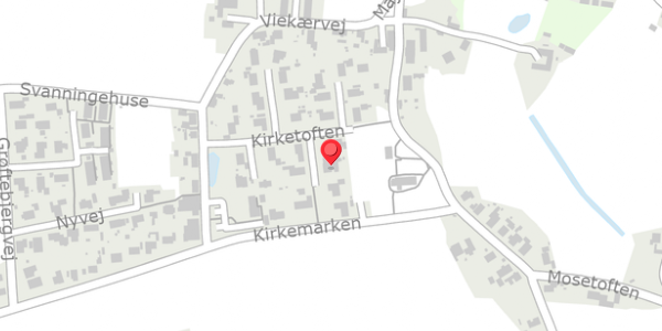 Trafikstøjkort på Kirketoften 16, . , 5600 Faaborg