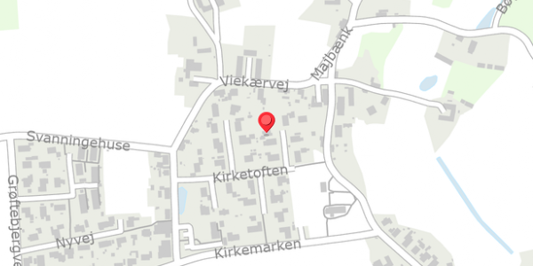 Trafikstøjkort på Kirketoften 23, . , 5600 Faaborg