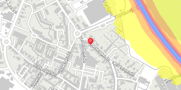 Trafikstøjkort på Klostergade 65, . , 5600 Faaborg