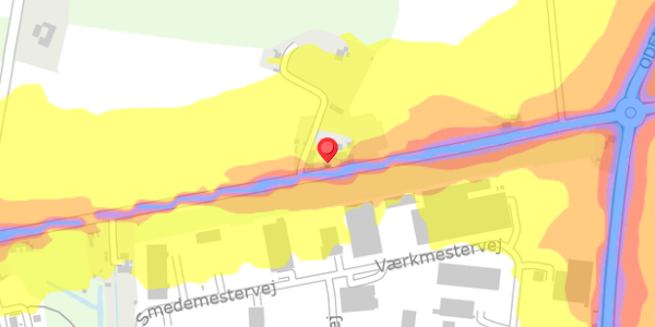 Trafikstøjkort på Nyborgvej 73, . , 5600 Faaborg