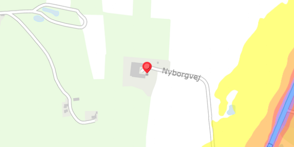 Trafikstøjkort på Nyborgvej 89, . , 5600 Faaborg