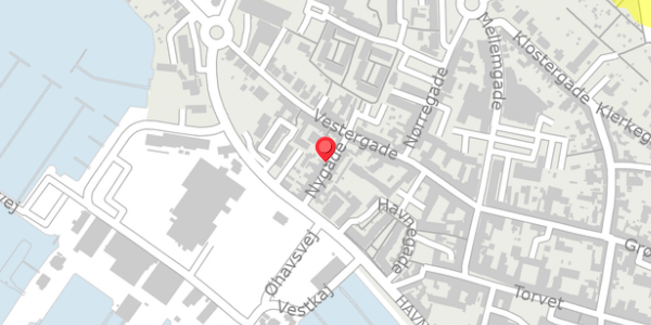 Trafikstøjkort på Nygade 8, . , 5600 Faaborg