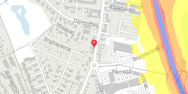Trafikstøjkort på Odensevej 41, . , 5600 Faaborg