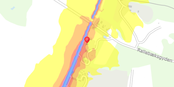 Trafikstøjkort på Odensevej 146, . , 5600 Faaborg