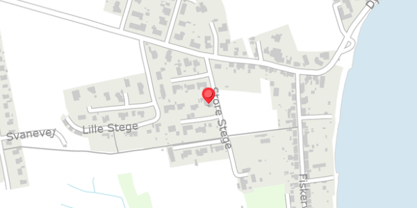 Trafikstøjkort på Store Stege 9, . , 5600 Faaborg