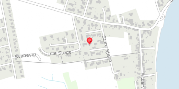 Trafikstøjkort på Store Stege 11, . , 5600 Faaborg