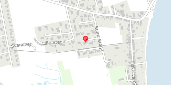 Trafikstøjkort på Store Stege 14, . , 5600 Faaborg