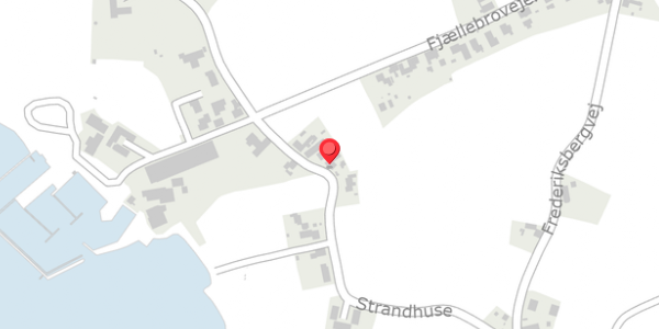 Trafikstøjkort på Strandhuse 42, . , 5600 Faaborg