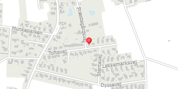 Trafikstøjkort på Toftevej 21, 5600 Faaborg