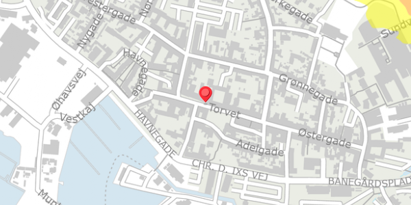 Trafikstøjkort på Torvegade 10C, . , 5600 Faaborg