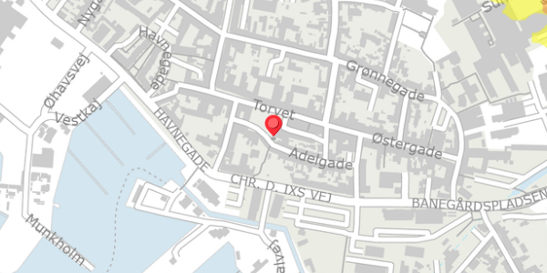 Trafikstøjkort på Torvet 7, 5600 Faaborg